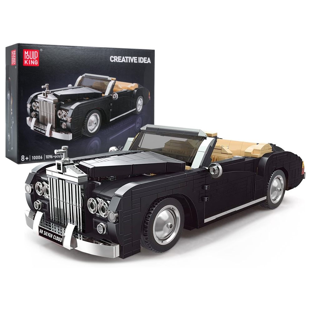 Konstruktorius Retro automobilis 1096 el.-Žaislai, Konstruktoriai, Lego, statybiniai blokai-e-vaikas