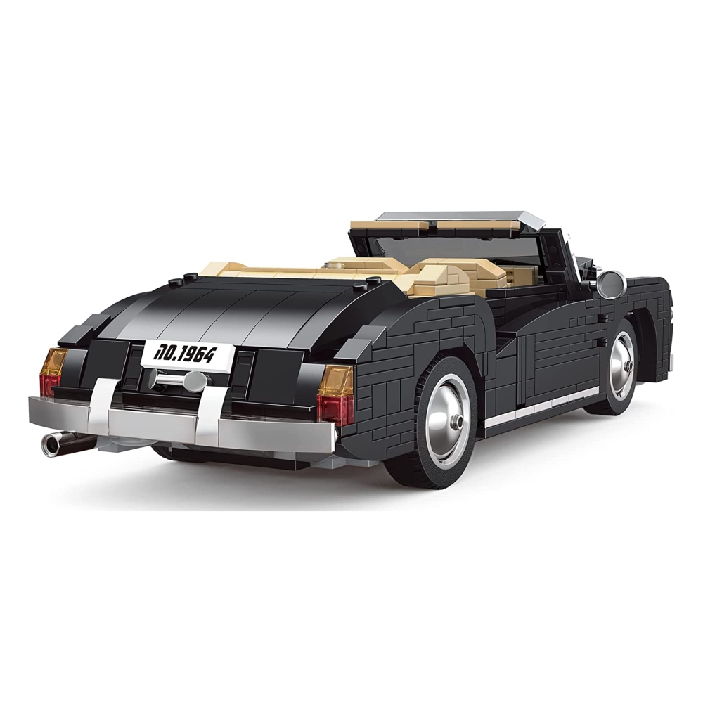 Konstruktorius Retro automobilis 1096 el.-Žaislai, Konstruktoriai, Lego, statybiniai blokai-e-vaikas