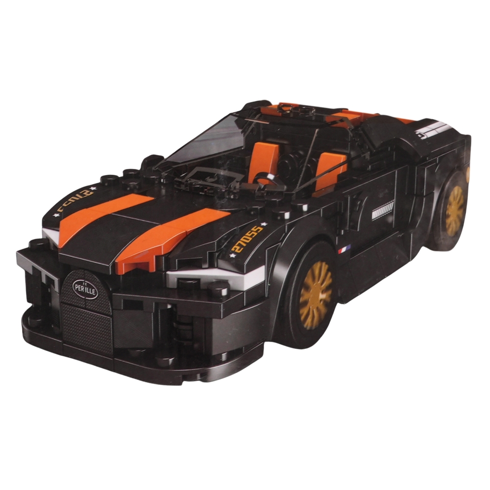 Konstruktorius Juodos spalvos automobilis 27055 liejimo forma King 386 el.