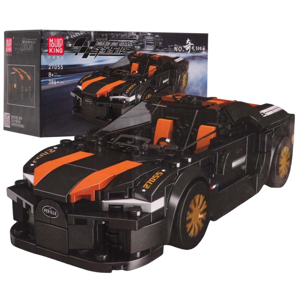 Konstruktorius Juodos spalvos automobilis 27055 liejimo forma King 386 el.