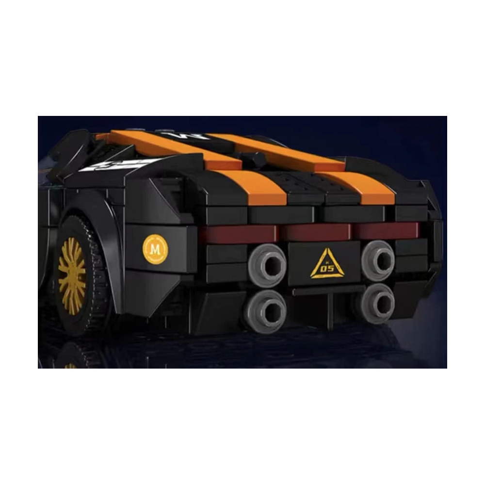 Konstruktorius Juodos spalvos automobilis 27055 liejimo forma King 386 el.