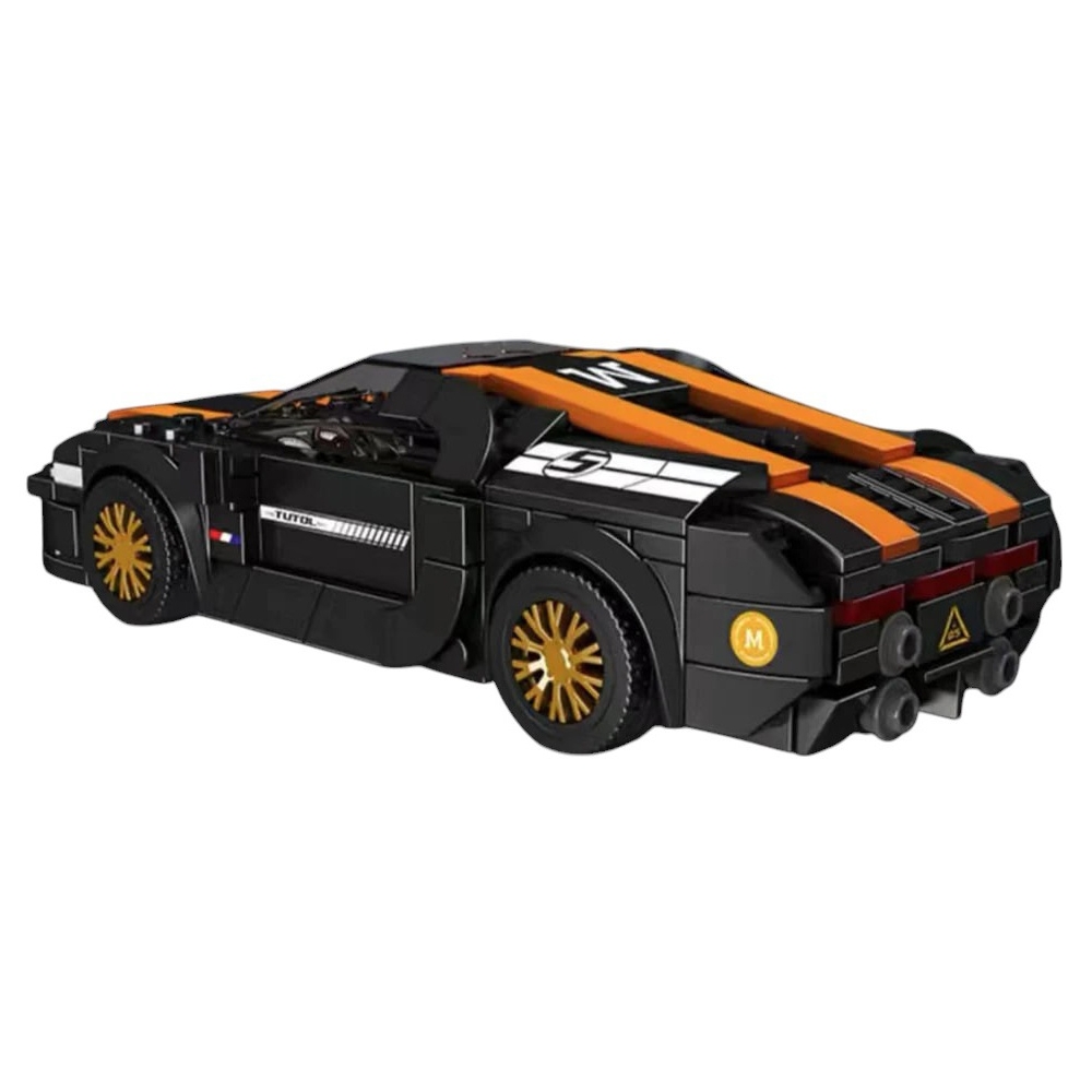 Konstruktorius Juodos spalvos automobilis 27055 liejimo forma King 386 el.