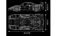 Konstruktorius Sportinis automobilis 2688 el. Raudonas