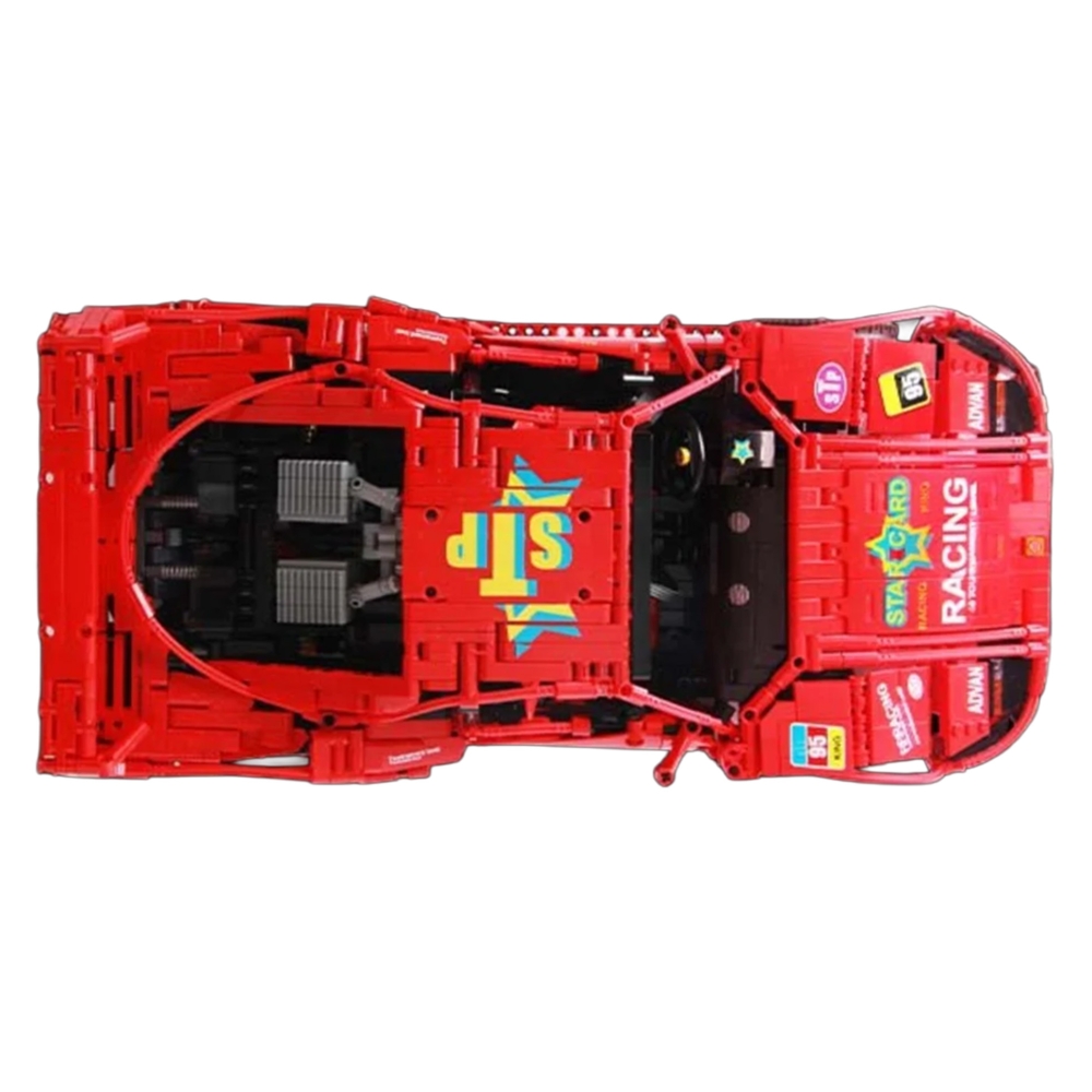 Konstruktorius Sportinis automobilis 2688 el. Raudonas-Žaislai, Konstruktoriai, Lego, statybiniai blokai-e-vaikas