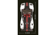Konstruktorius Baltas sportinis automobilis, 960 el.