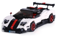 Zestaw Klocków Autko Sportowe 960el.Białe