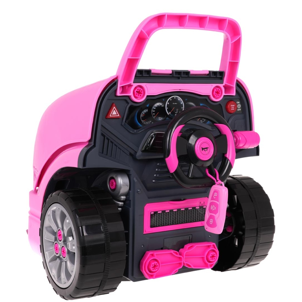 Jaunojo mechaniko dirbtuvės rožinės spalvos