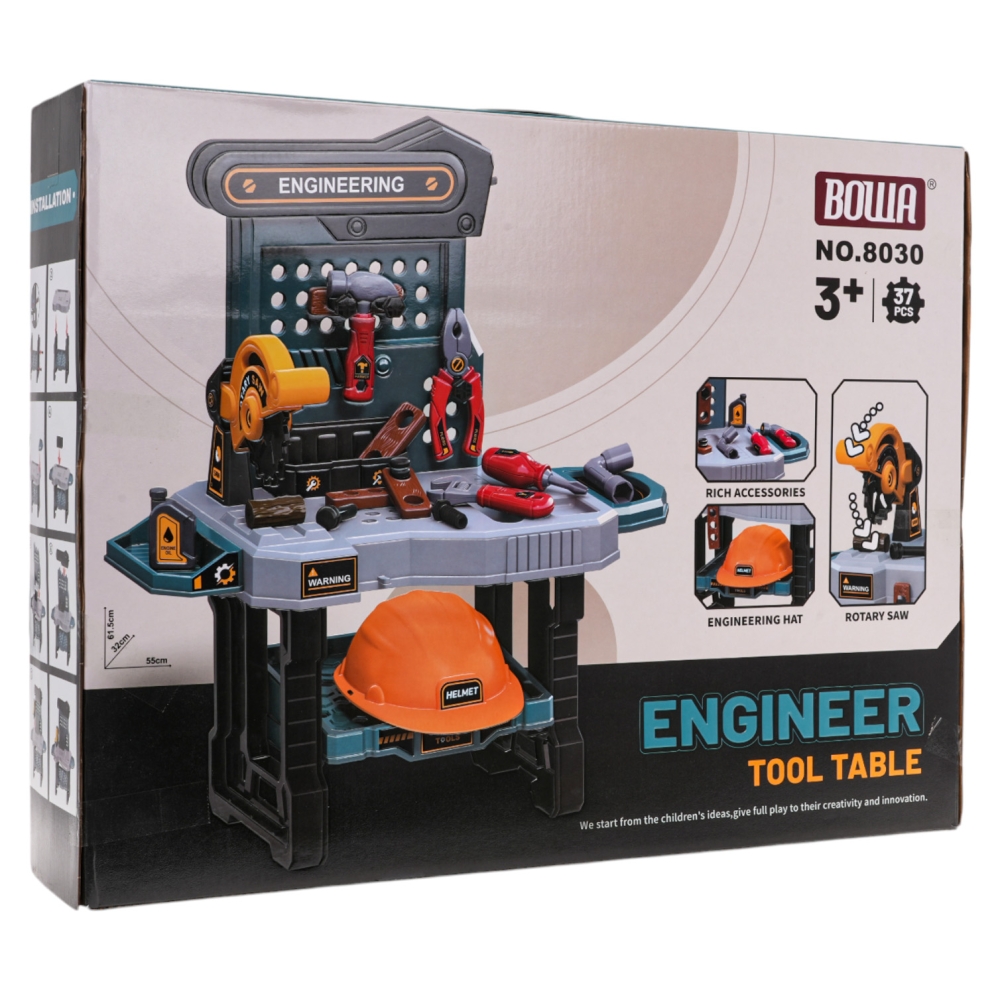 Dirbtuvių ir priedų rinkinys "Handyman Set Workshop + Accessories