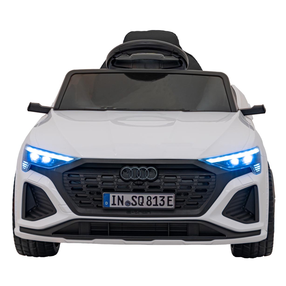 Elektromobilis Audi SQ8, White-Elektromobiliai vaikams, Visureigiai-e-vaikas