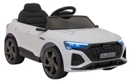 Elektromobilis Audi SQ8, White-Elektromobiliai vaikams, Visureigiai-e-vaikas