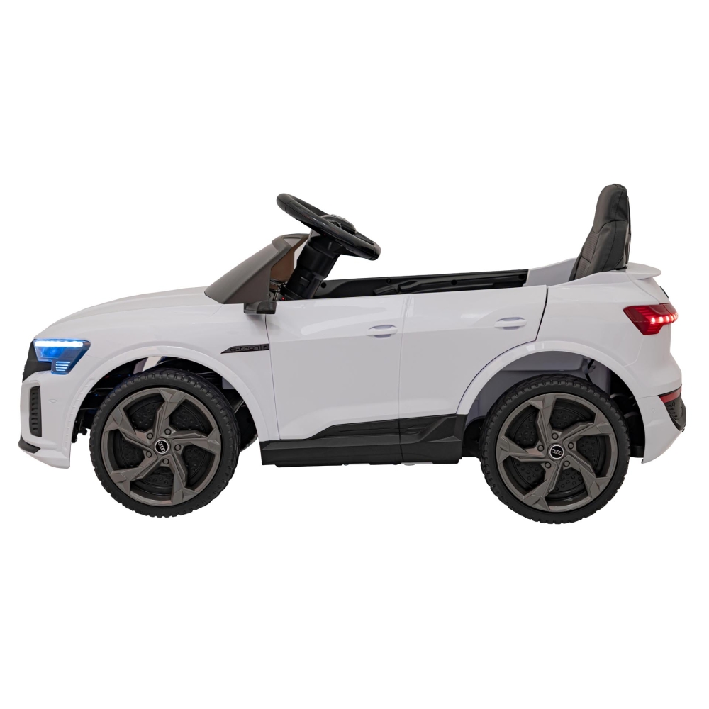 Elektromobilis Audi SQ8, White-Elektromobiliai vaikams, Visureigiai-e-vaikas