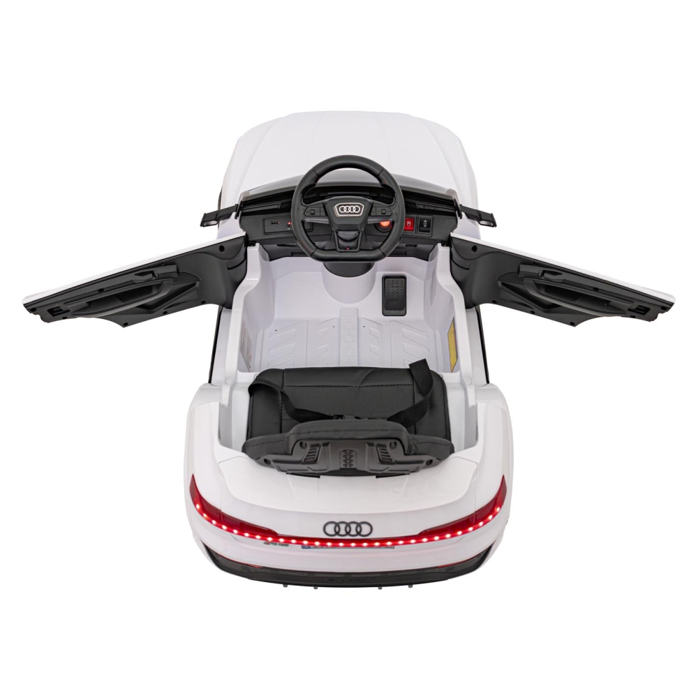 Elektromobilis Audi SQ8, White-Elektromobiliai vaikams, Visureigiai-e-vaikas