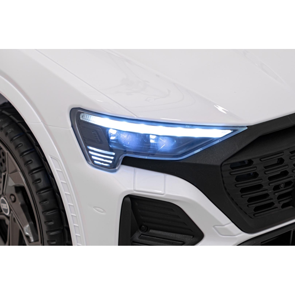 Elektromobilis Audi SQ8, White-Elektromobiliai vaikams, Visureigiai-e-vaikas