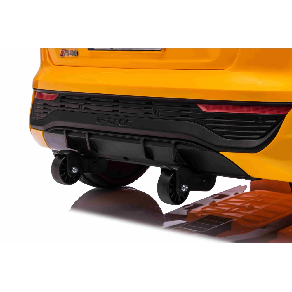 Elektromobilis Audi SQ8, Yellow 2168-Elektromobiliai vaikams, Visureigiai-e-vaikas