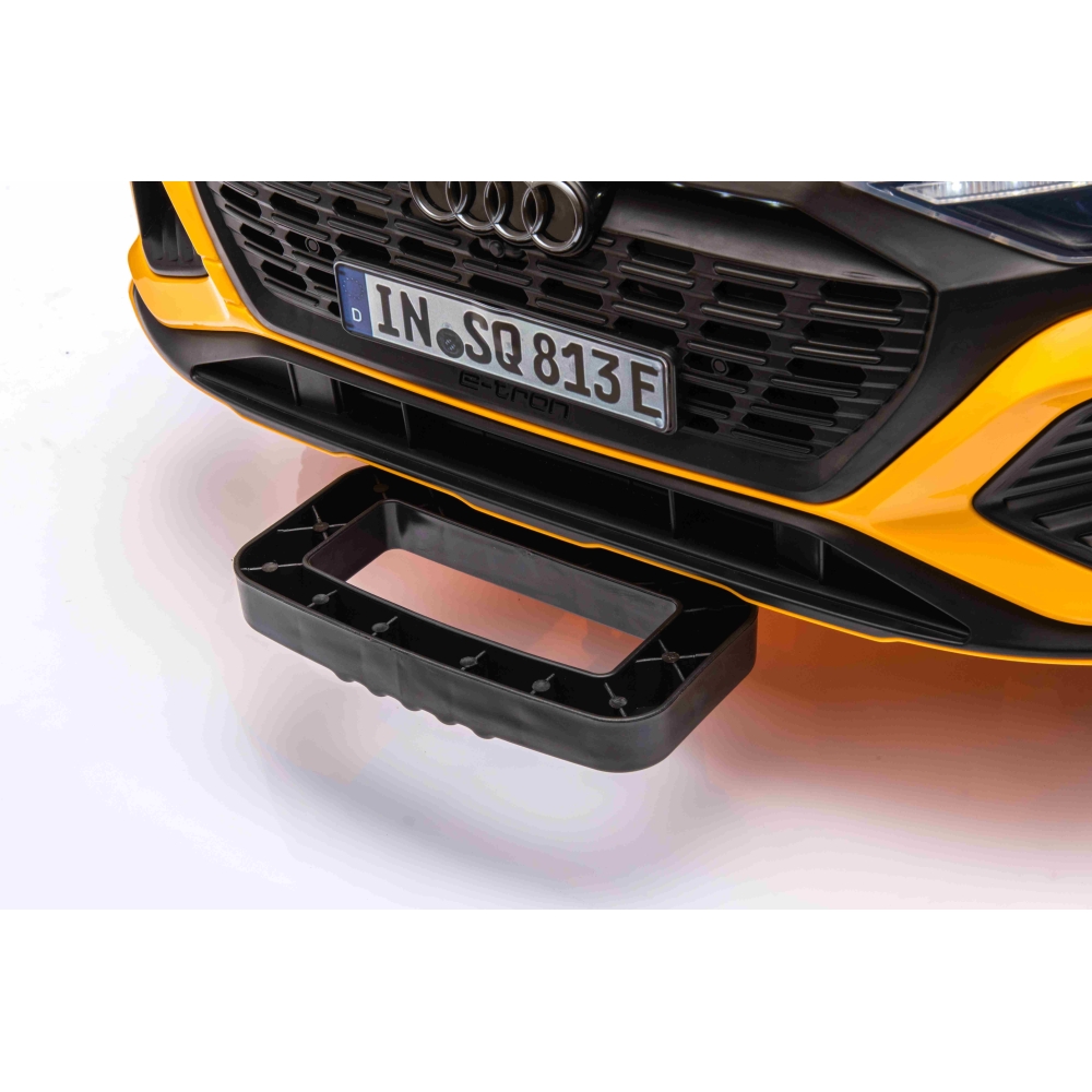 Elektromobilis Audi SQ8, Yellow 2168-Elektromobiliai vaikams, Visureigiai-e-vaikas