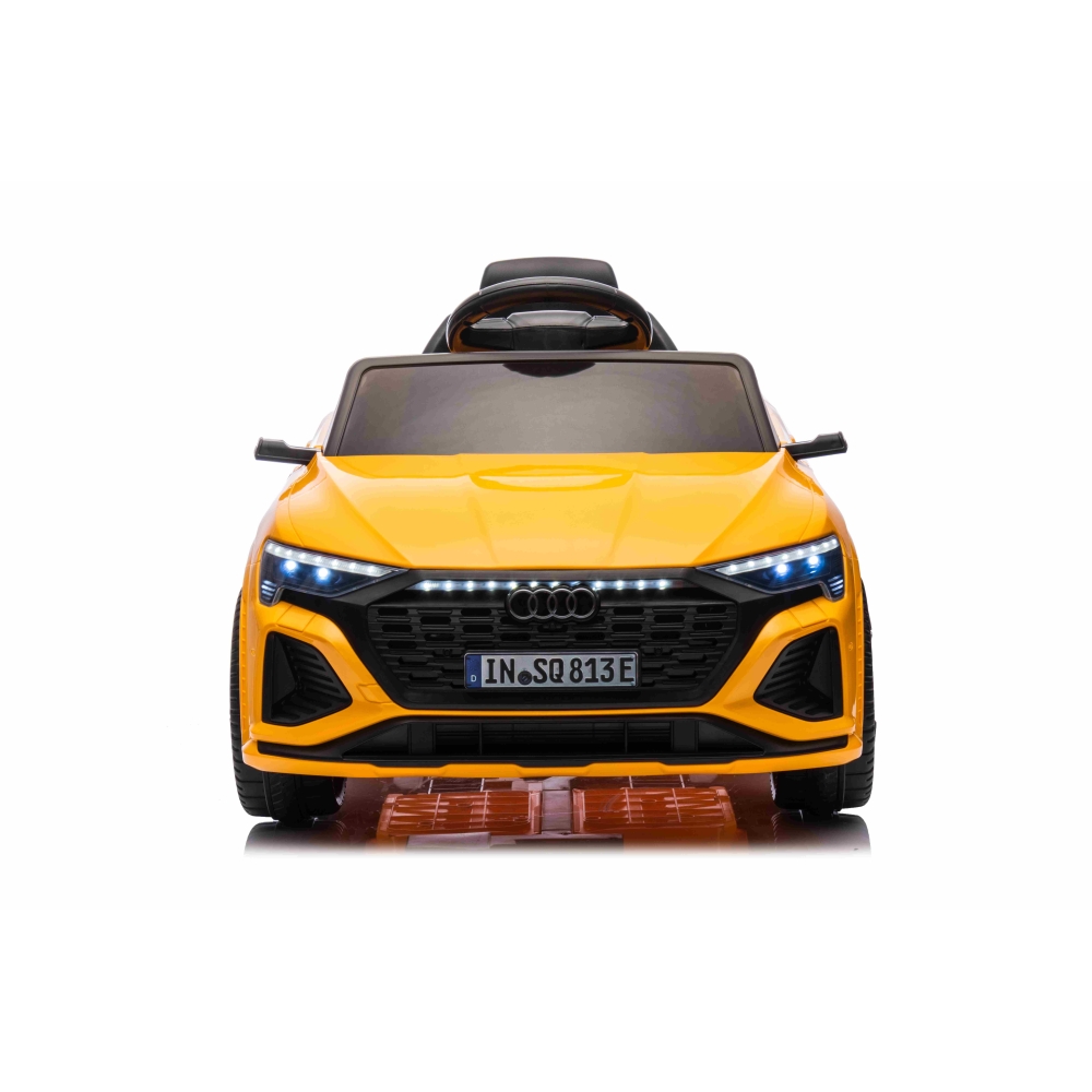 Elektromobilis Audi SQ8, Yellow 2168-Elektromobiliai vaikams, Visureigiai-e-vaikas