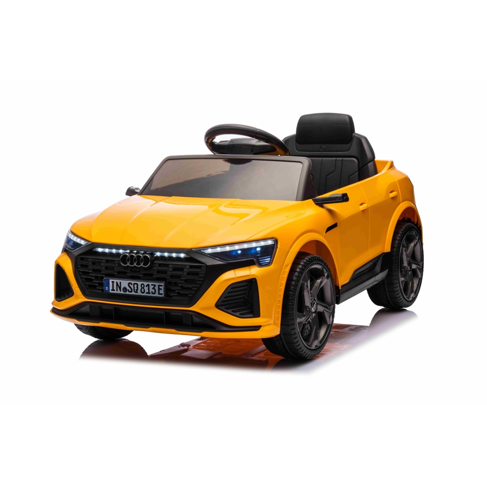 Elektromobilis Audi SQ8, Yellow 2168-Elektromobiliai vaikams, Visureigiai-e-vaikas