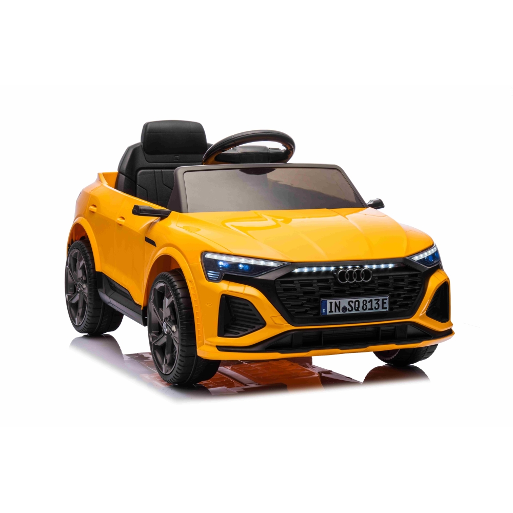 Elektromobilis Audi SQ8, Yellow 2168-Elektromobiliai vaikams, Visureigiai-e-vaikas