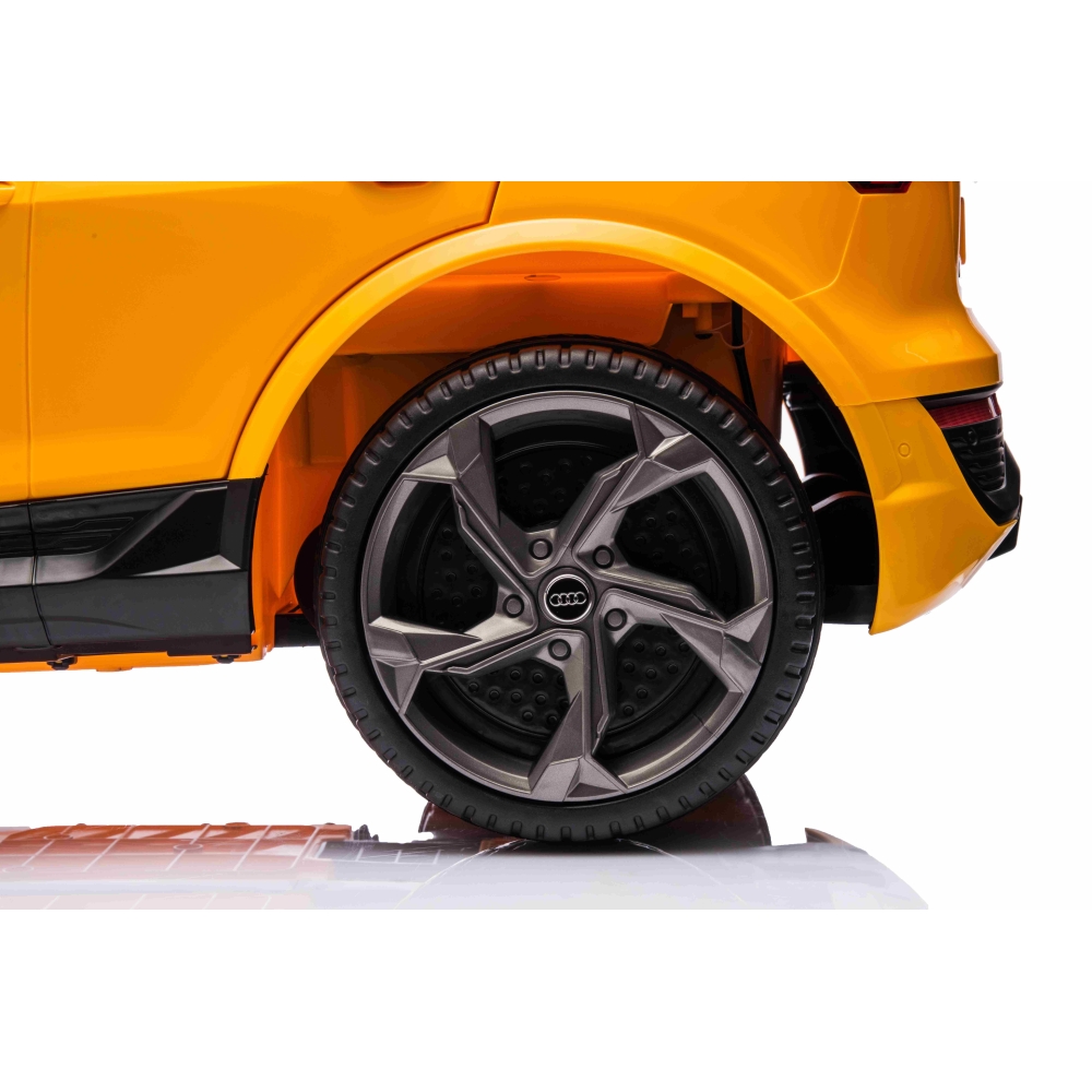 Elektromobilis Audi SQ8, Yellow 2168-Elektromobiliai vaikams, Visureigiai-e-vaikas