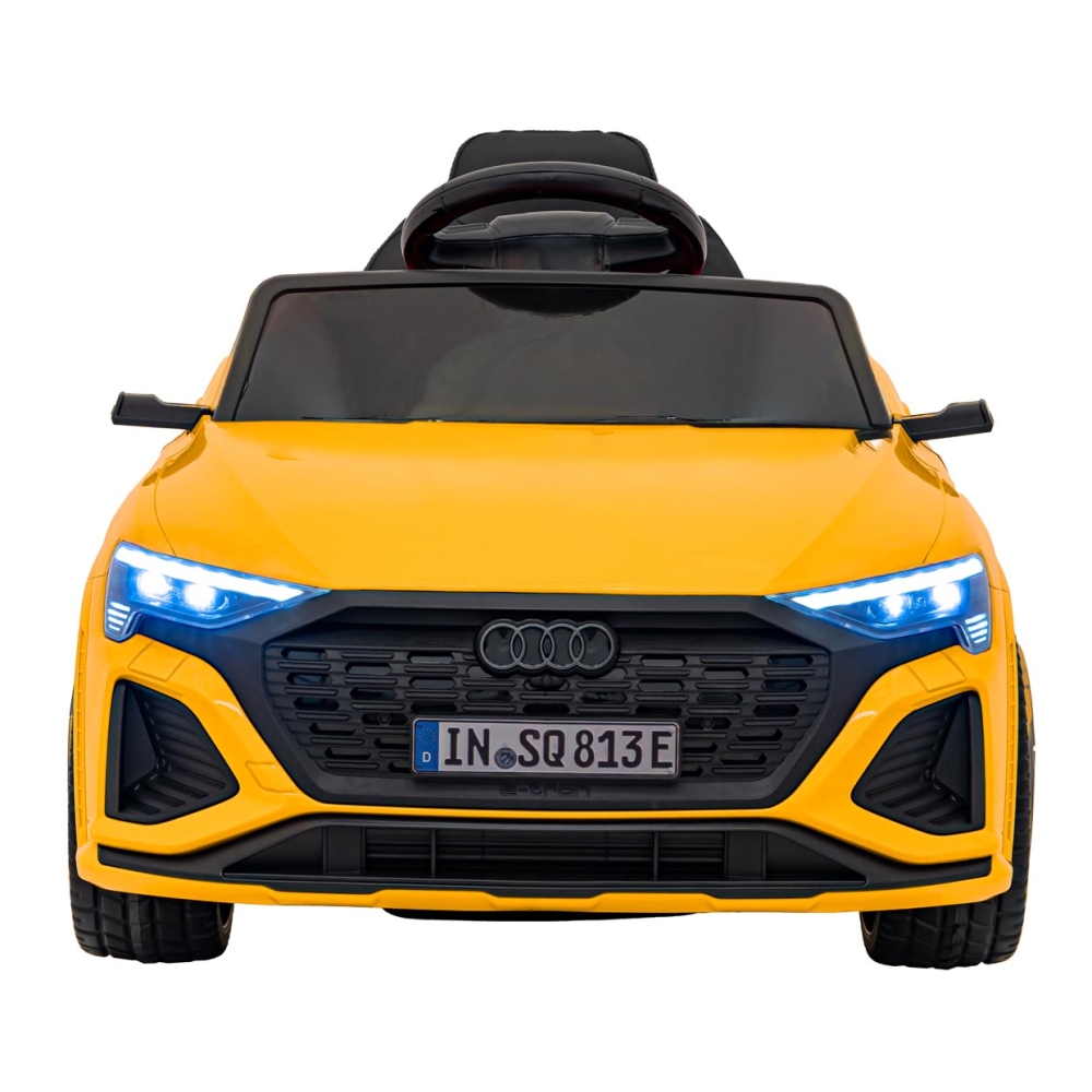 Elektromobilis Audi SQ8, Yellow 2168-Elektromobiliai vaikams, Visureigiai-e-vaikas