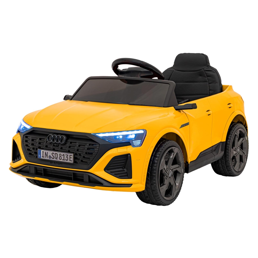Elektromobilis Audi SQ8, Yellow 2168-Elektromobiliai vaikams, Visureigiai-e-vaikas