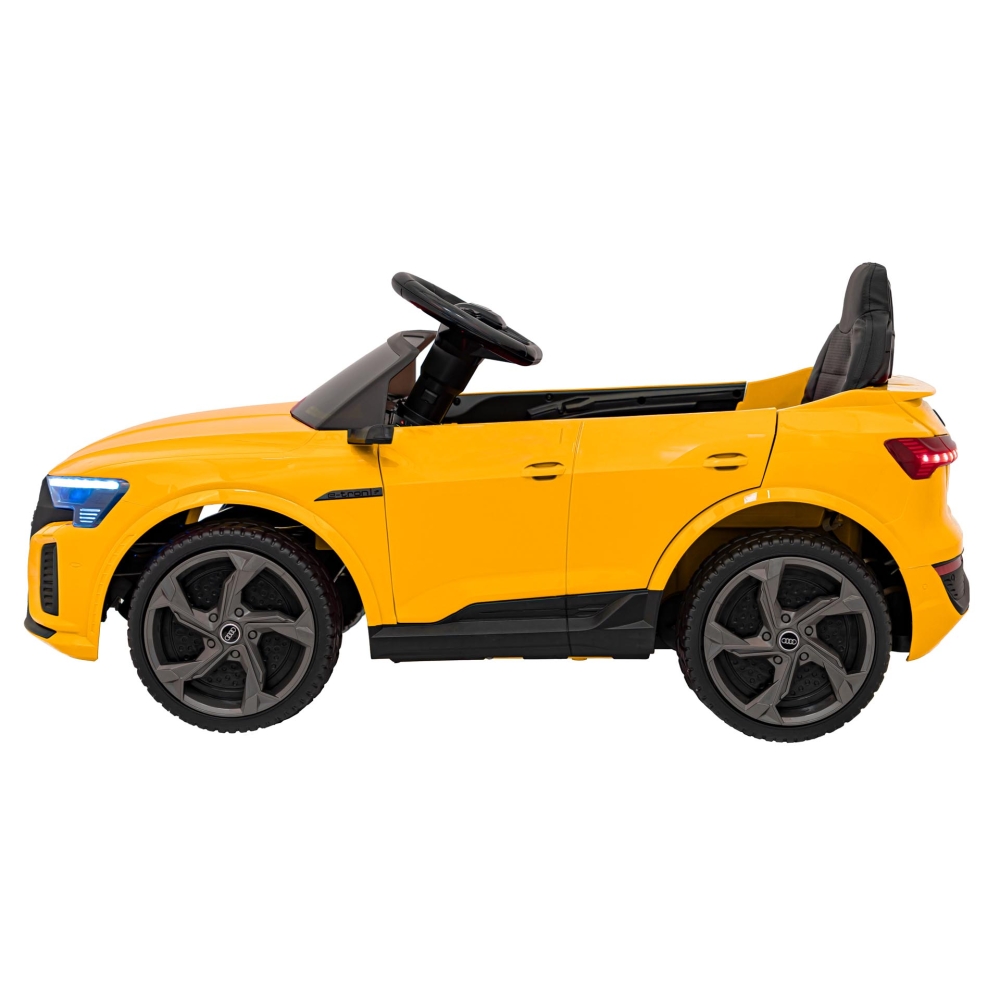 Elektromobilis Audi SQ8, Yellow 2168-Elektromobiliai vaikams, Visureigiai-e-vaikas