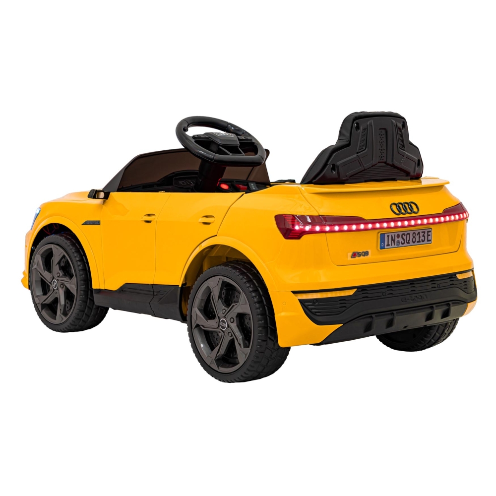 Elektromobilis Audi SQ8, Yellow 2168-Elektromobiliai vaikams, Visureigiai-e-vaikas