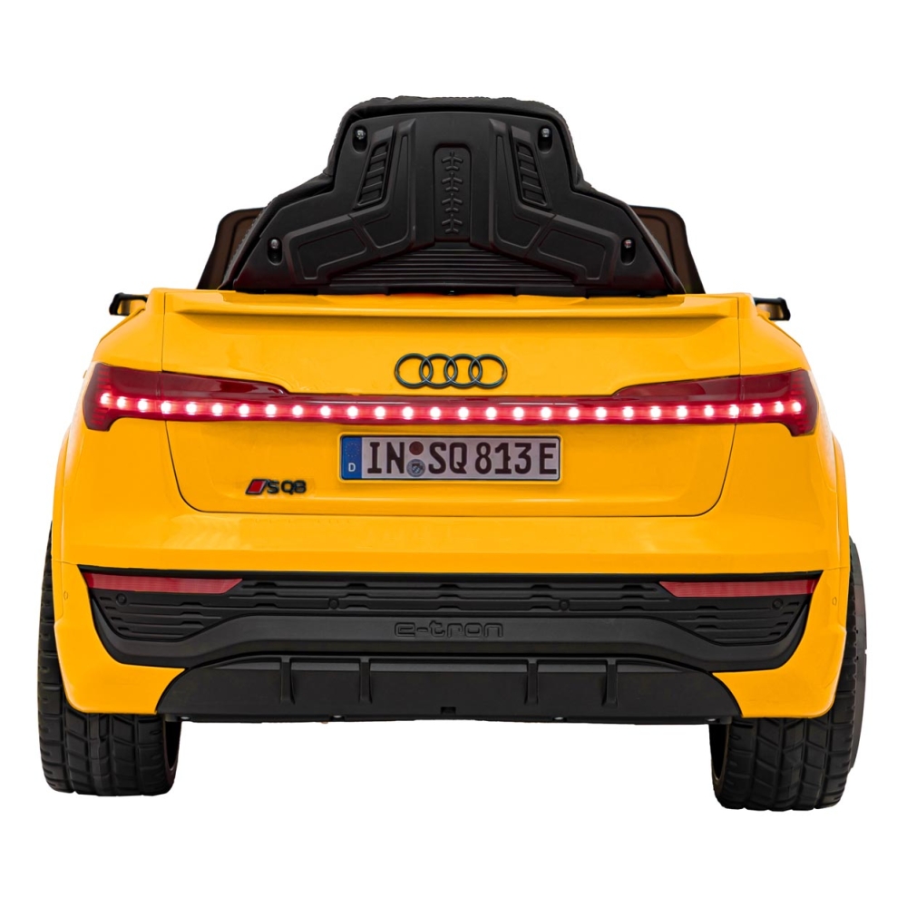 Elektromobilis Audi SQ8, Yellow 2168-Elektromobiliai vaikams, Visureigiai-e-vaikas