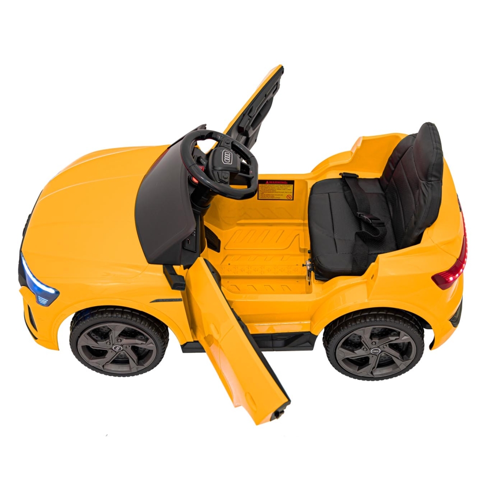 Elektromobilis Audi SQ8, Yellow 2168-Elektromobiliai vaikams, Visureigiai-e-vaikas