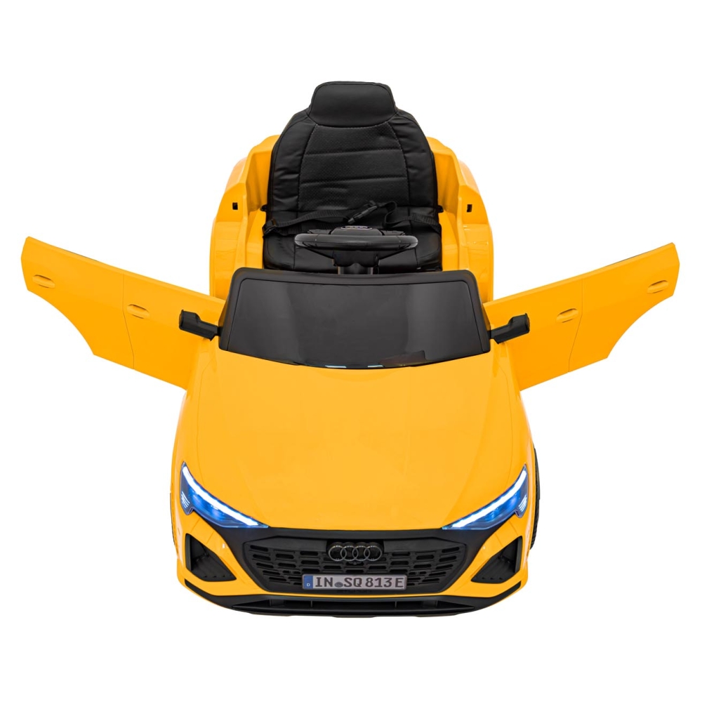 Elektromobilis Audi SQ8, Yellow 2168-Elektromobiliai vaikams, Visureigiai-e-vaikas