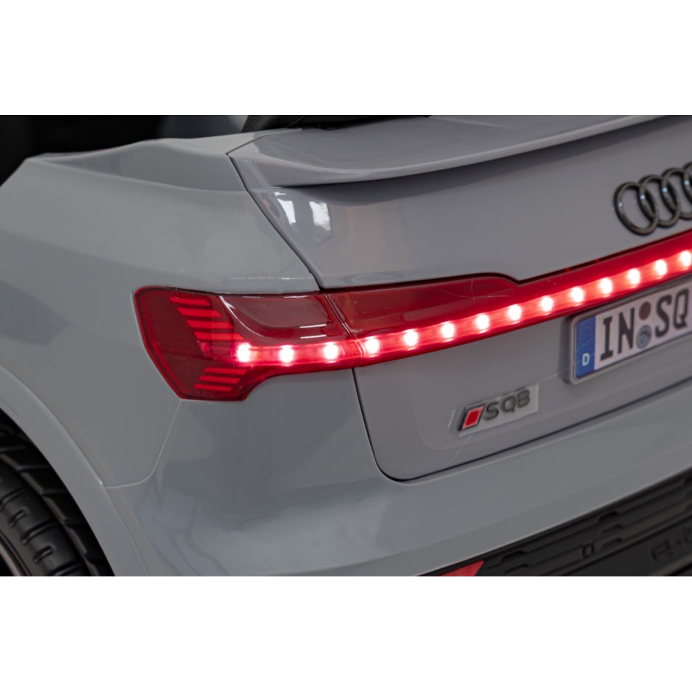 Elektromobilis Audi SQ8, Grey-Elektromobiliai vaikams, Visureigiai-e-vaikas
