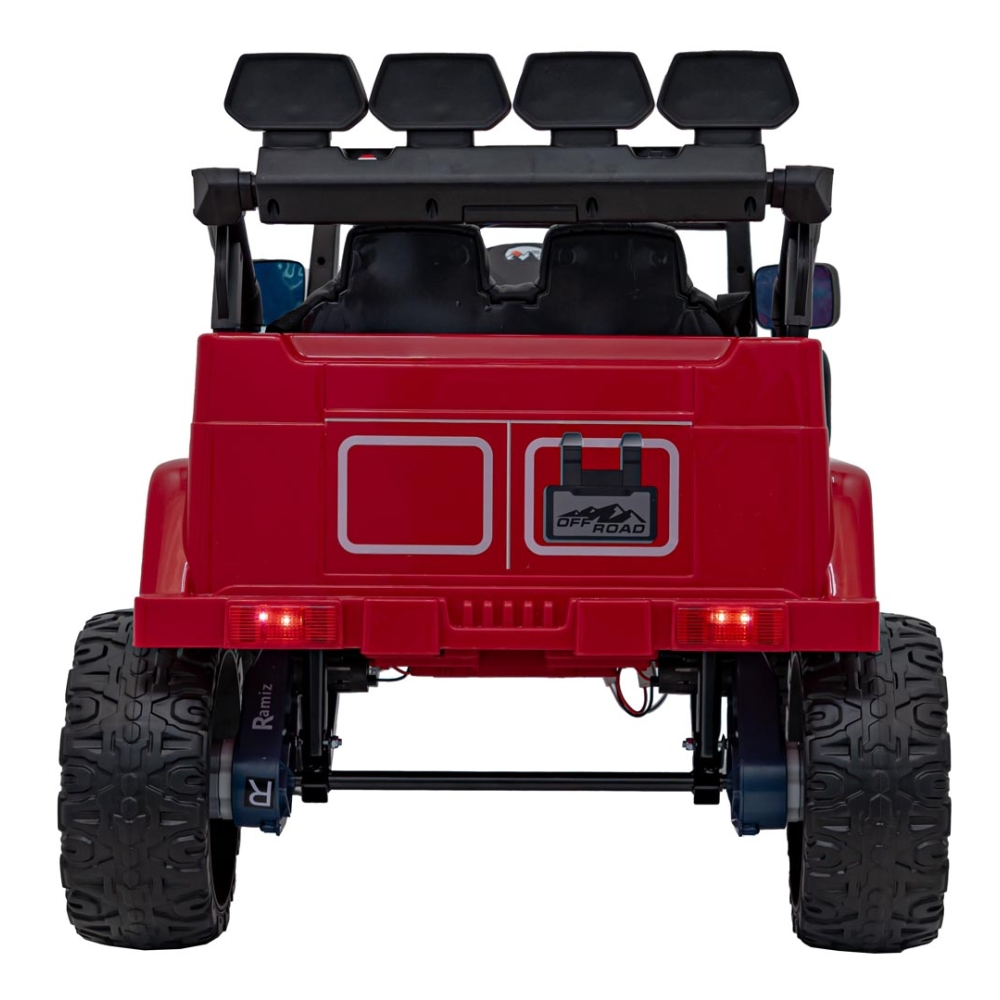 Elektromobilis CLIMBER, Red-Elektromobiliai vaikams, Visureigiai-e-vaikas