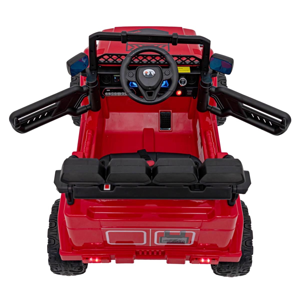 Elektromobilis CLIMBER, Red-Elektromobiliai vaikams, Visureigiai-e-vaikas