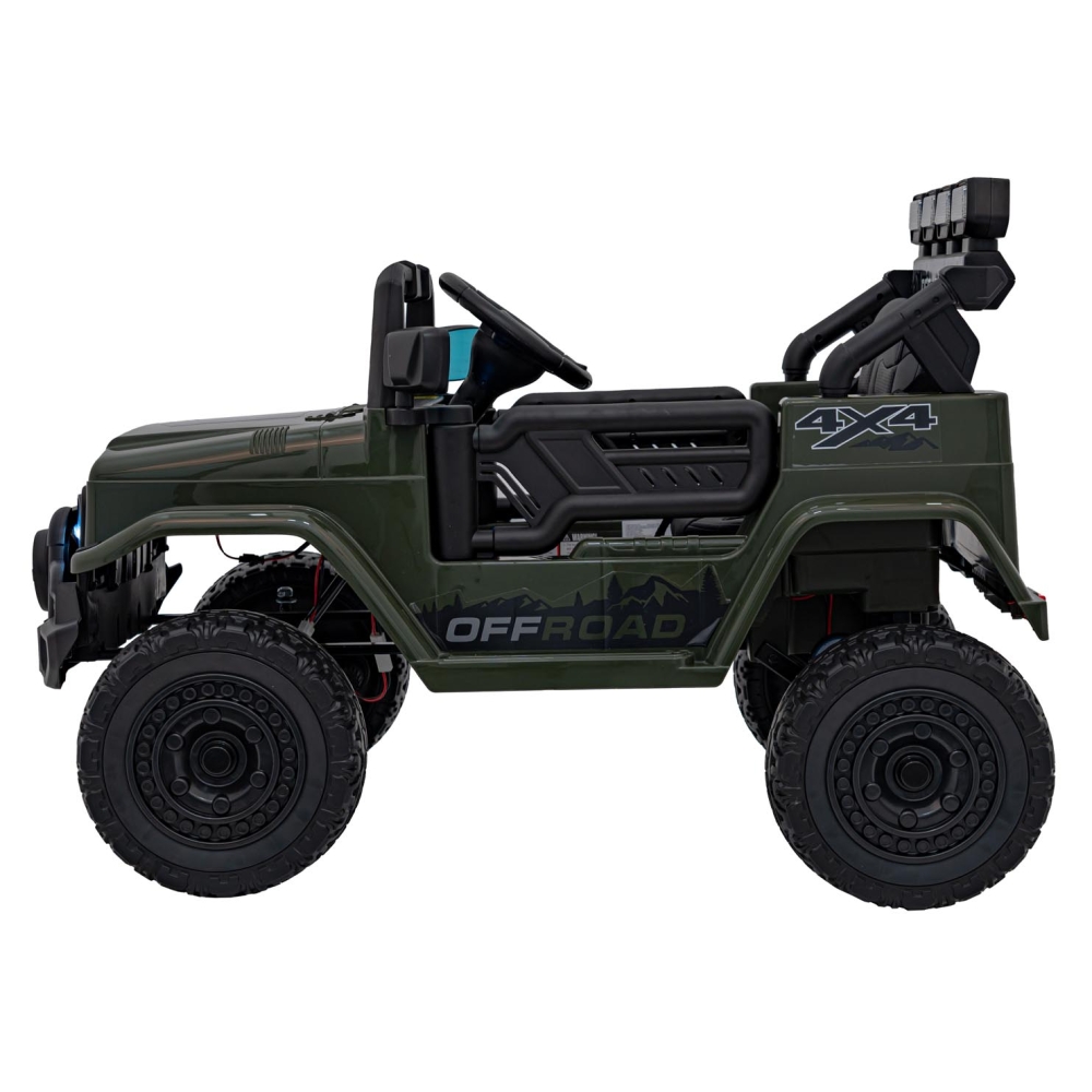 Elektromobilis CLIMBER, Green-Elektromobiliai vaikams, Visureigiai-e-vaikas