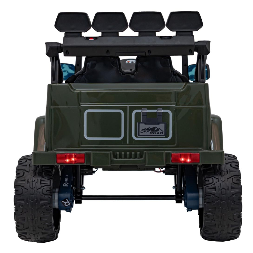 Elektromobilis CLIMBER, Green-Elektromobiliai vaikams, Visureigiai-e-vaikas