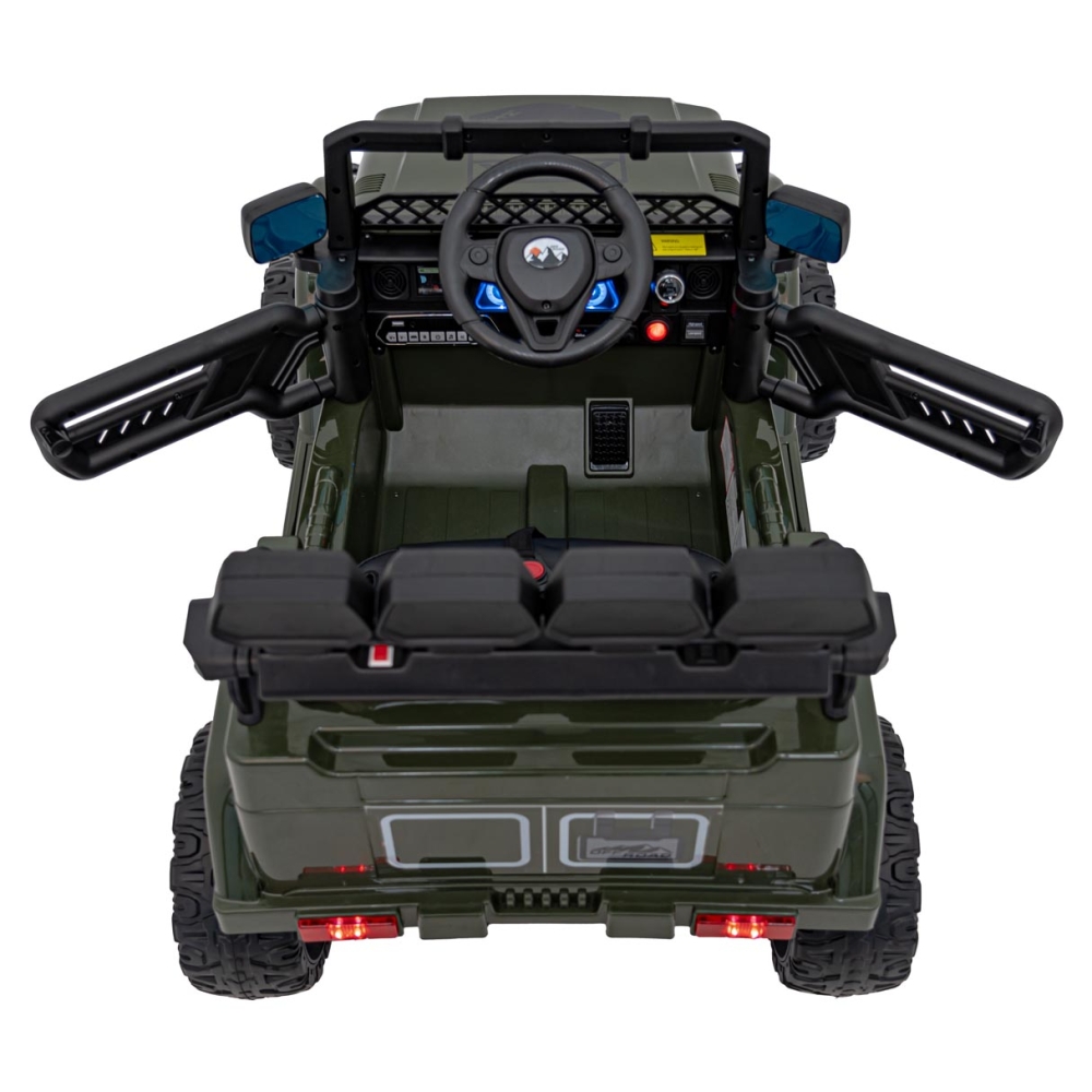 Elektromobilis CLIMBER, Green-Elektromobiliai vaikams, Visureigiai-e-vaikas