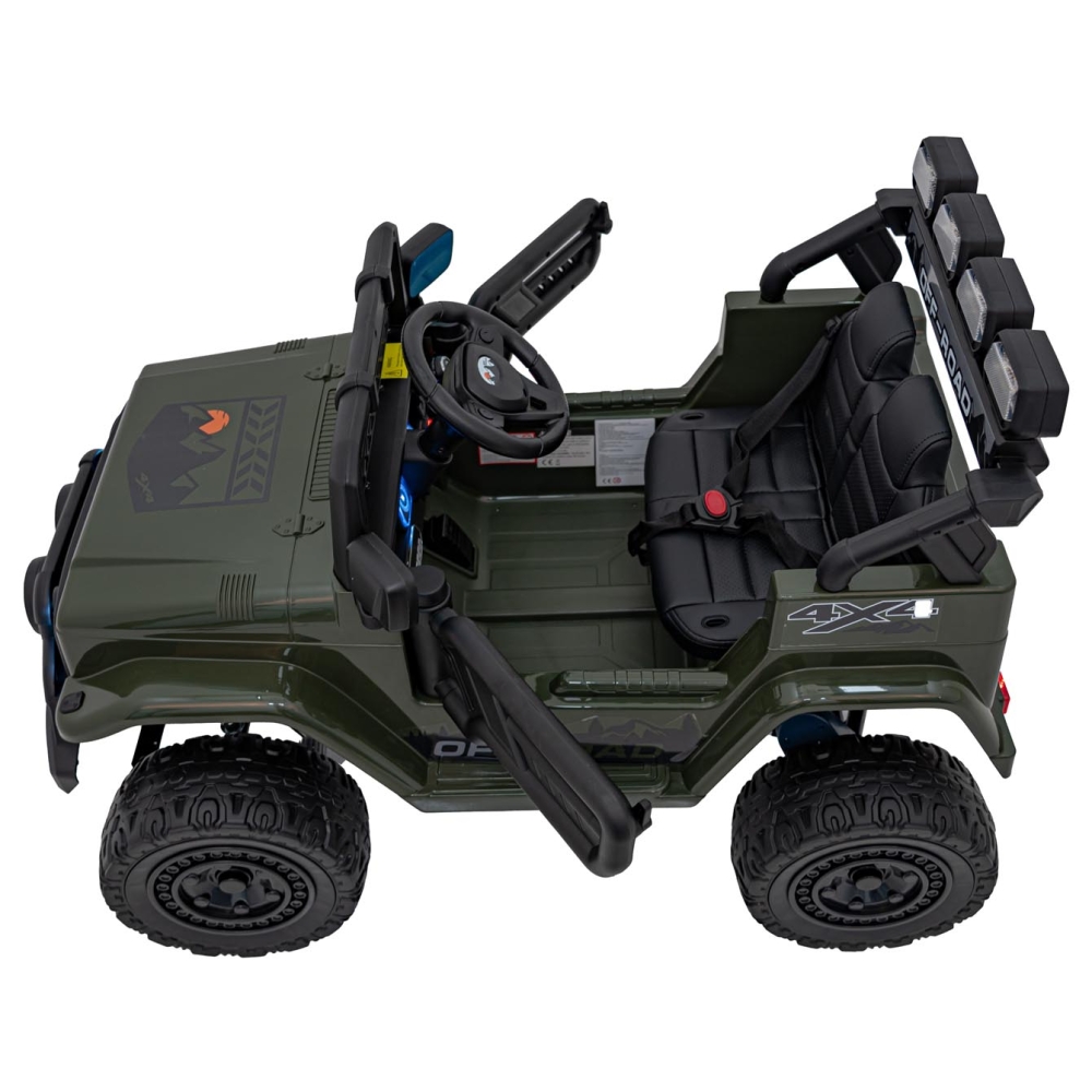 Elektromobilis CLIMBER, Green-Elektromobiliai vaikams, Visureigiai-e-vaikas