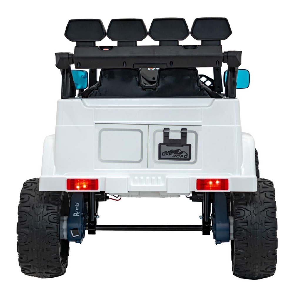 Elektromobilis CLIMBER, White-Elektromobiliai vaikams, Visureigiai-e-vaikas