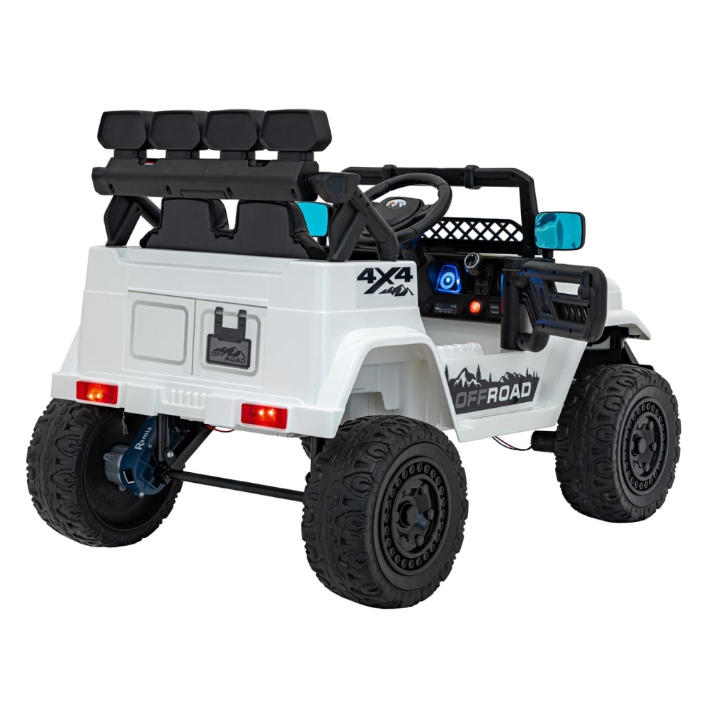 Elektromobilis CLIMBER, White-Elektromobiliai vaikams, Visureigiai-e-vaikas