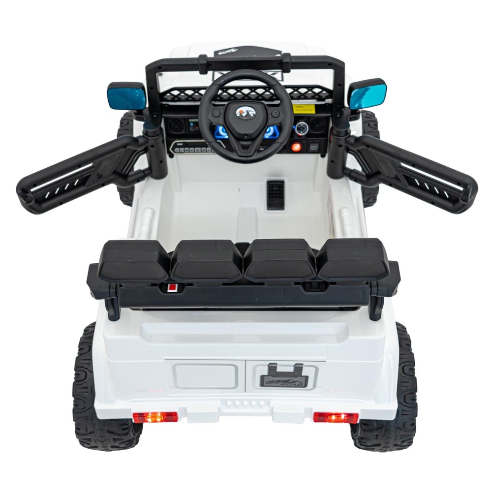 Elektromobilis CLIMBER, White-Elektromobiliai vaikams, Visureigiai-e-vaikas