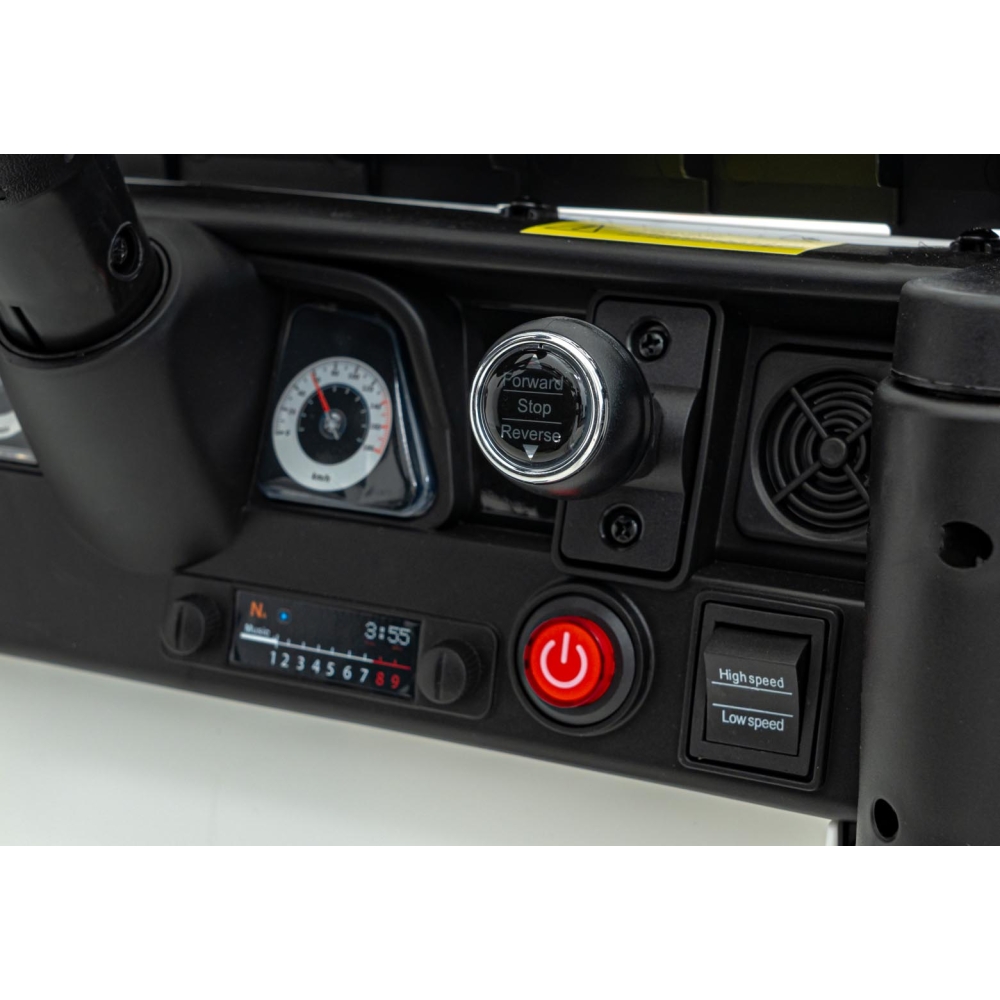 Elektromobilis CLIMBER, White-Elektromobiliai vaikams, Visureigiai-e-vaikas