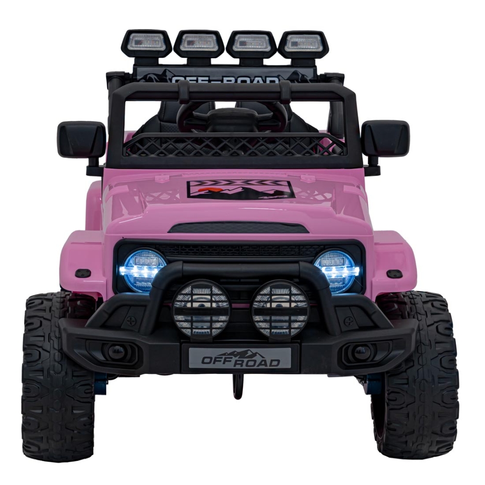 Elektromobilis CLIMBER, Pink-Elektromobiliai vaikams, Visureigiai-e-vaikas