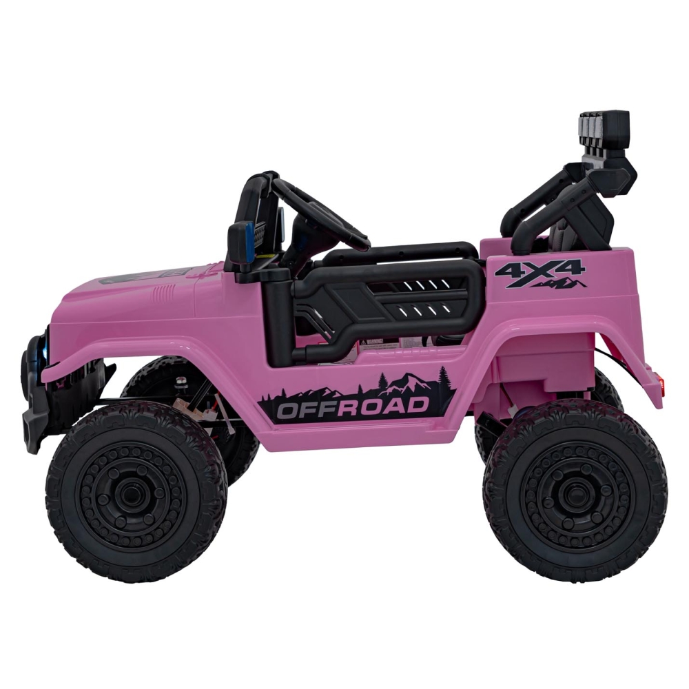 Elektromobilis CLIMBER, Pink-Elektromobiliai vaikams, Visureigiai-e-vaikas