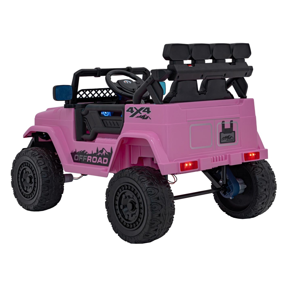 Elektromobilis CLIMBER, Pink-Elektromobiliai vaikams, Visureigiai-e-vaikas