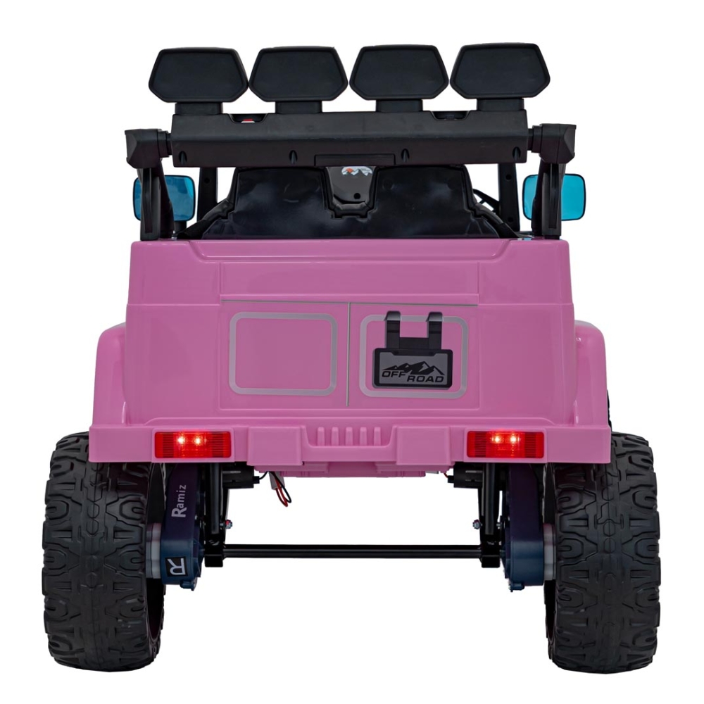 Elektromobilis CLIMBER, Pink-Elektromobiliai vaikams, Visureigiai-e-vaikas