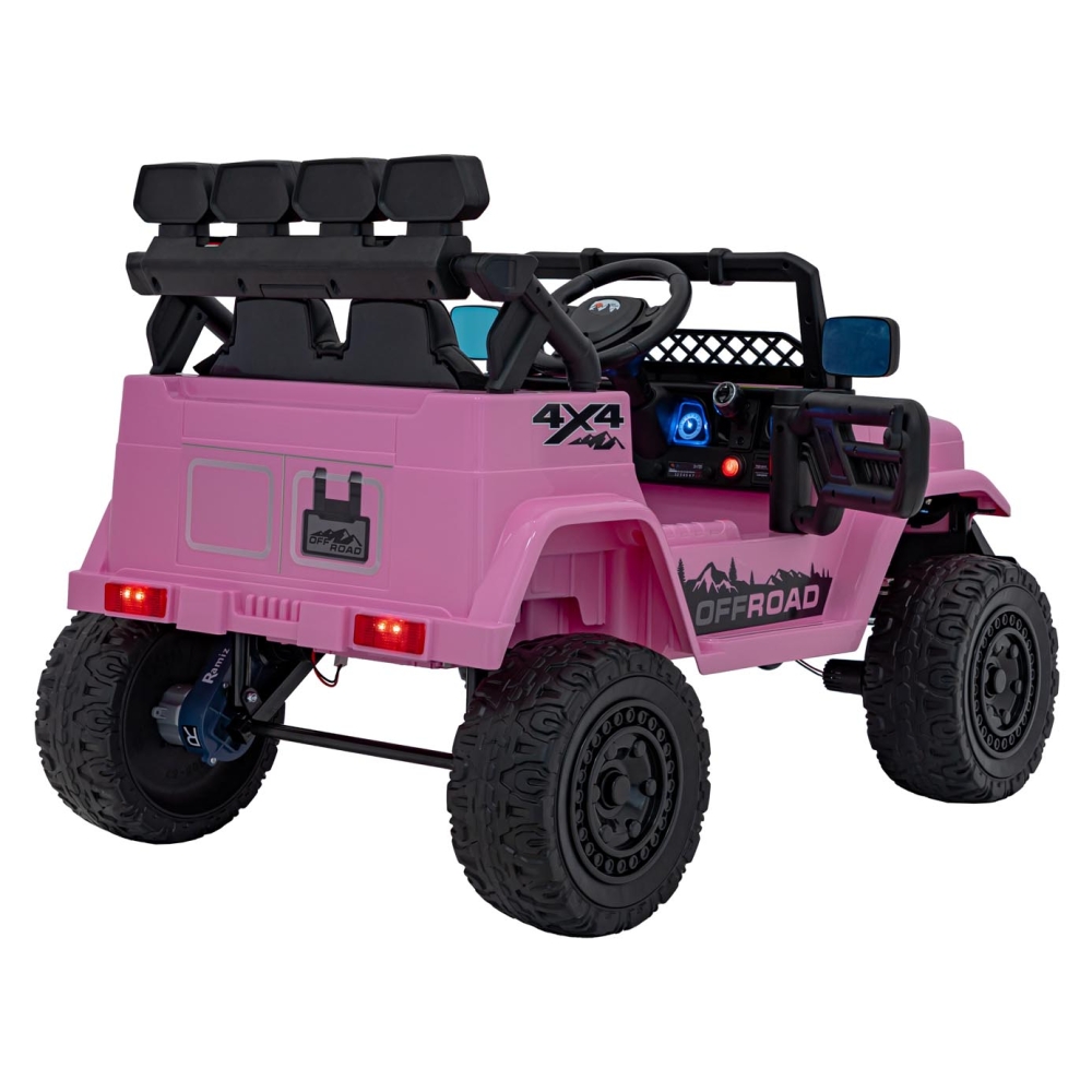 Elektromobilis CLIMBER, Pink-Elektromobiliai vaikams, Visureigiai-e-vaikas