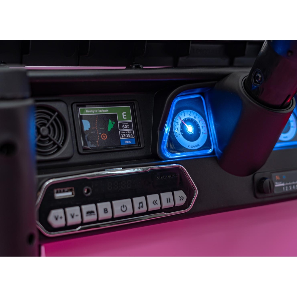 Elektromobilis CLIMBER, Pink-Elektromobiliai vaikams, Visureigiai-e-vaikas