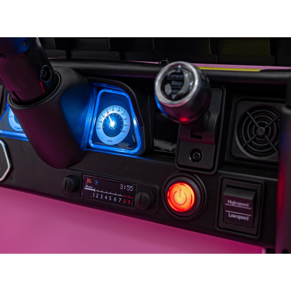 Elektromobilis CLIMBER, Pink-Elektromobiliai vaikams, Visureigiai-e-vaikas