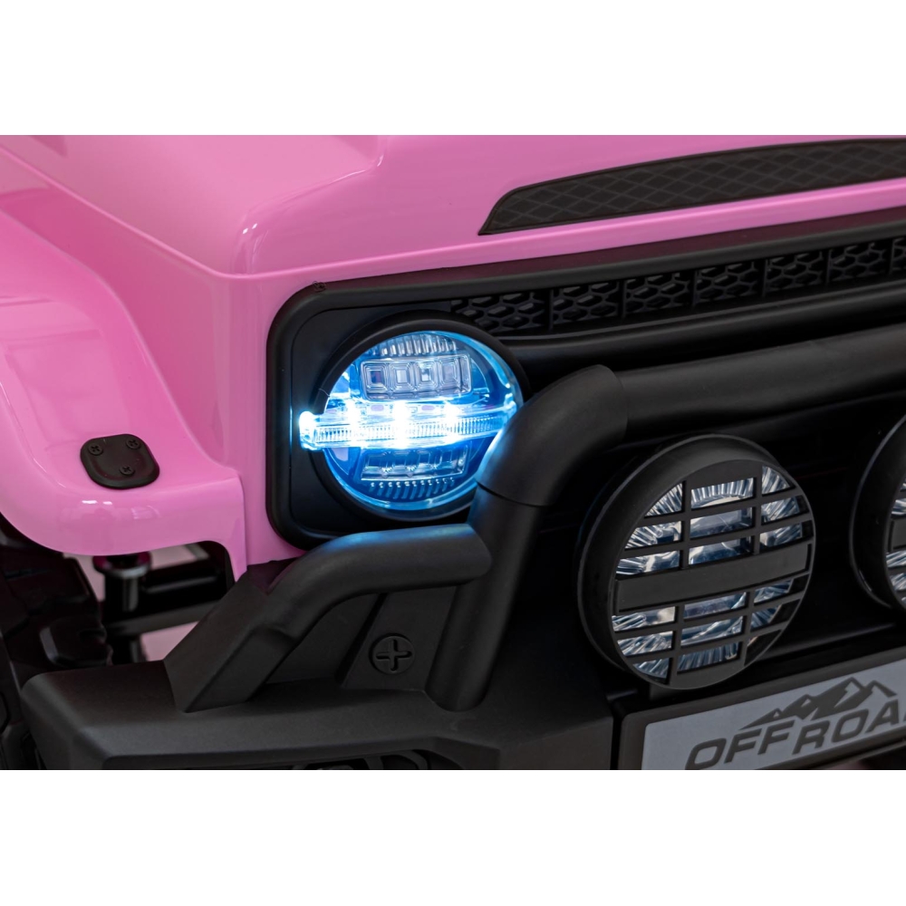 Elektromobilis CLIMBER, Pink-Elektromobiliai vaikams, Visureigiai-e-vaikas