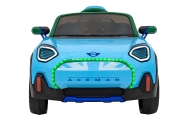Pojazd Mini Concept Aceman Niebieski